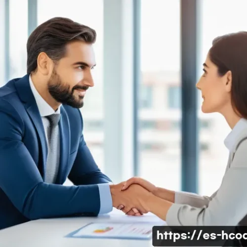 Home 11 건강코칭 전문가를 위한 자기계발 - A professional health coach in a modern, bright office setting, attentively listening to a client wi...