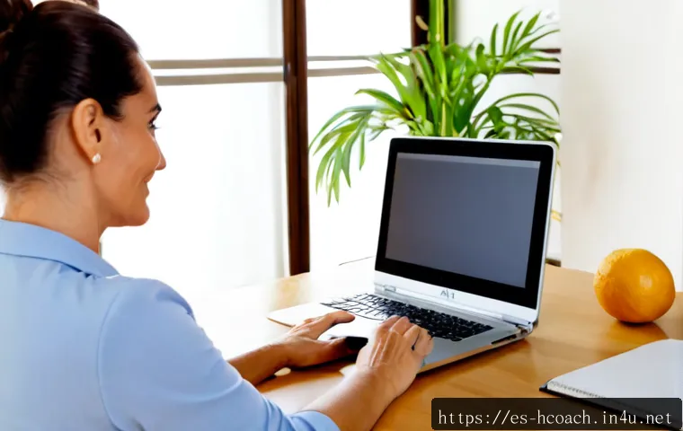 건강코칭 프리랜서 성공 전략 - Photorealistic health coach freelancer conducting a warm one-on-one video consultation from a bright...